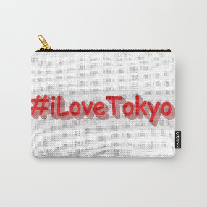 "#iLoveTokyo" Cute Design. Buy Now Carry-All Pouch
