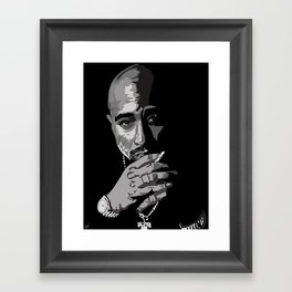 death row thug Framed Art Print