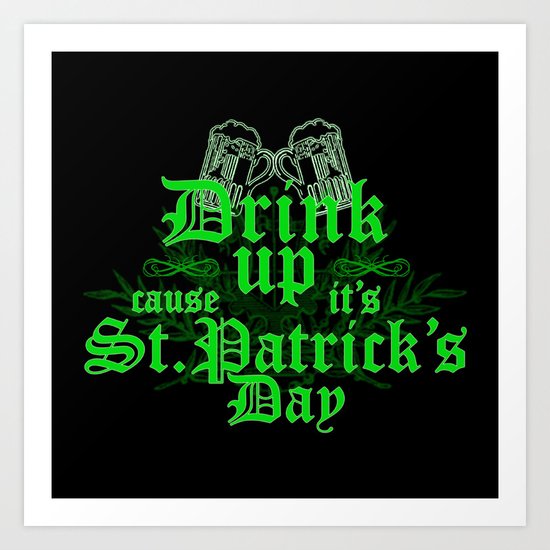 Drink Up Art Print