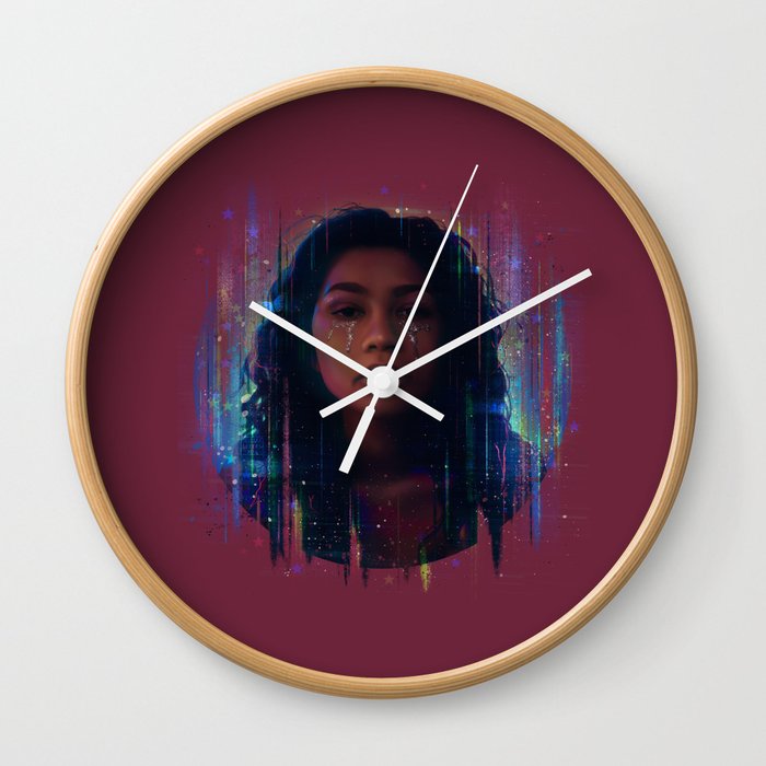 LIFE IN TECHNICOLOR Wall Clock