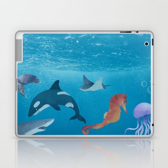 Beautiful Deep Sea Fish Laptop & iPad Skin