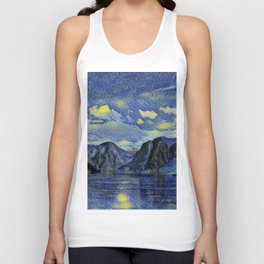 View of the Fjords  Unisex Tank Top