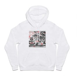 Forest and animals illustration Hoody