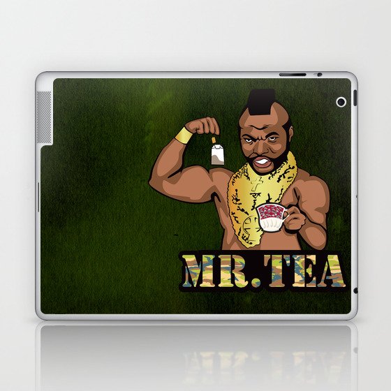 Mr. Tea, Mr.T, BA Baracus, A-Team Laptop & iPad Skin
