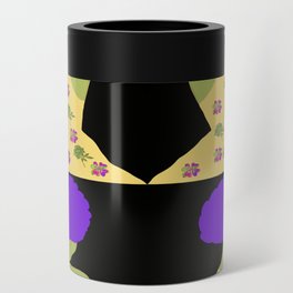 Woman At The Meadow Vintage Dark Style Pattern 33 Can Cooler