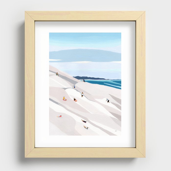 Sand Dunes Recessed Framed Print