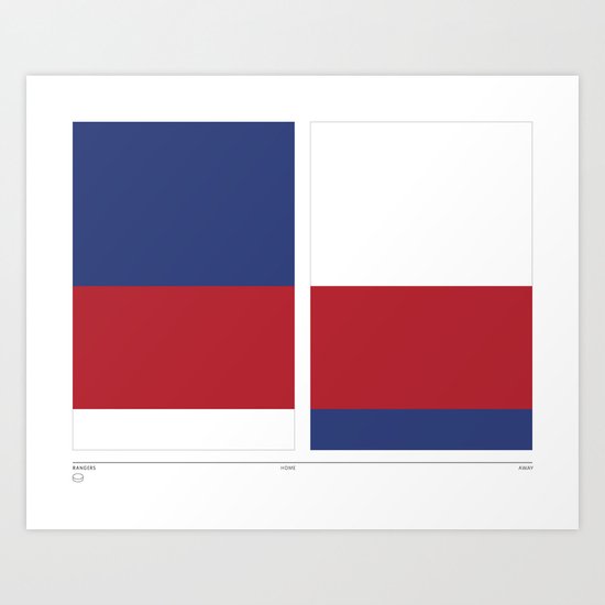 Home&Away Rangers Art Print