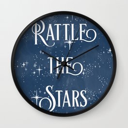 Rattle the Stars  Wall Clock | Watercolor, Astronomy, Tog, Acomaf, Constellation, Youngadult, Aelin, Queenofshadows, Fantasy, Stardust 