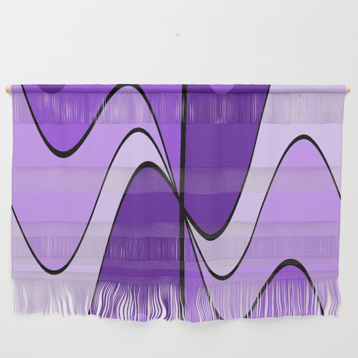 Hypnotic hippie purple Wall Hanging