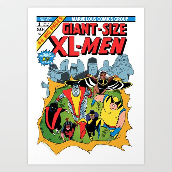 XL-MEN Art Print