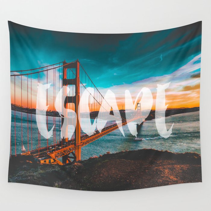 ESCAPE San Francisco Wall Tapestry