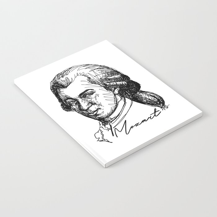 Wolfgang Amadeus Mozart sketch Notebook by Fortissimo6