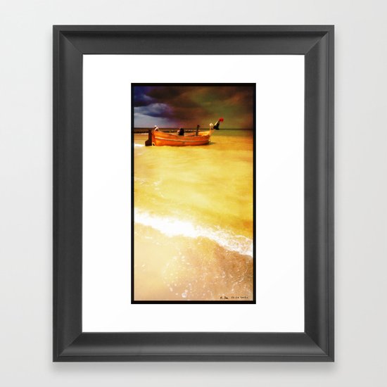 Boat Framed Art Print