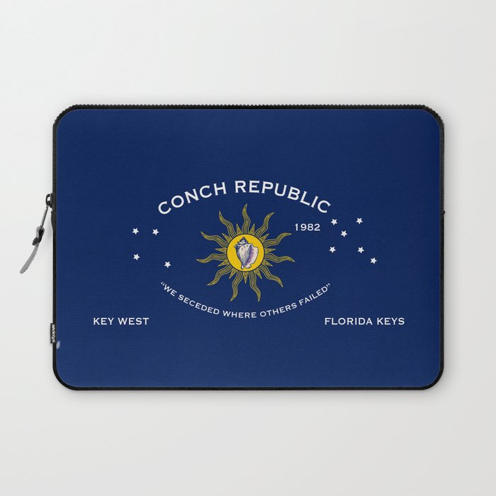 Conch Republic Flag Laptop Sleeve