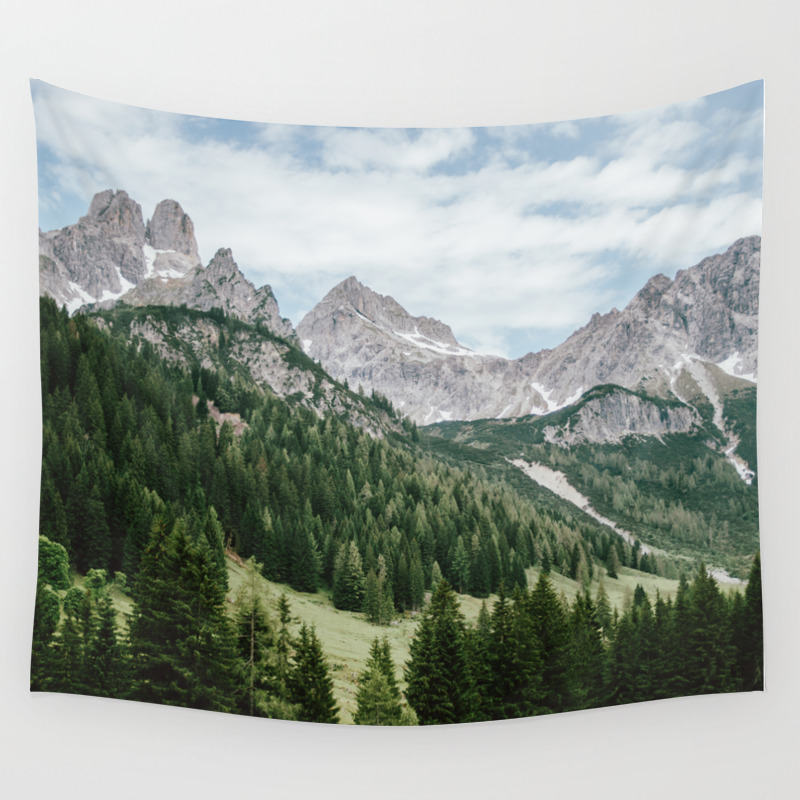 Austrian Alps Summer Landscape Wall Tapestry By Ppolecho Society6