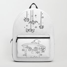 Impatient Ghosty Backpack | Halloween, Cuteghost, Ink Pen, Digital, Halloweenart, Ghost, Cute, Halloweentheme, Design, Drawing 