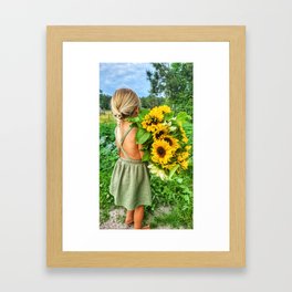 Sunflower Dreams #1 Framed Art Print