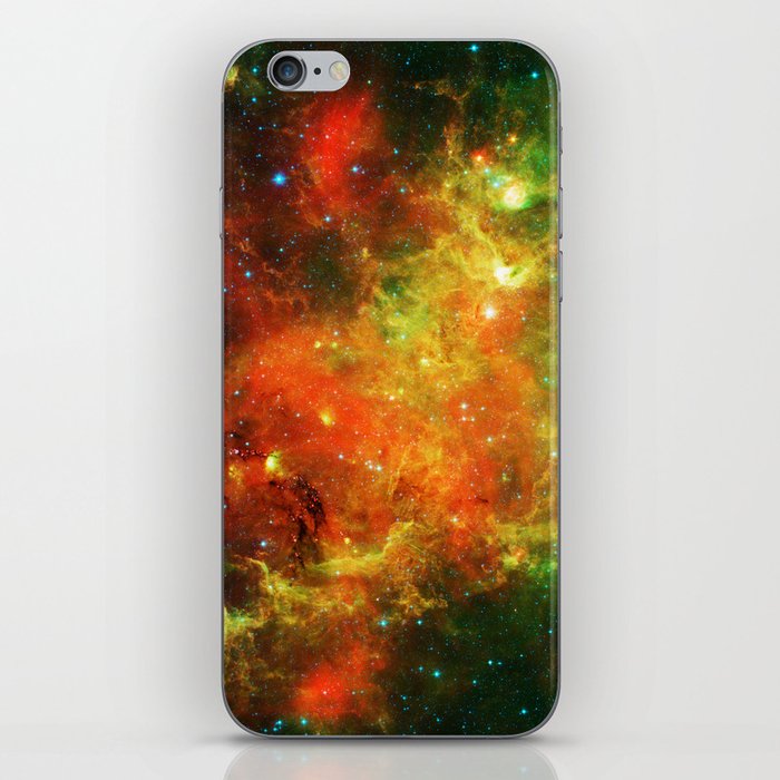 Colorful Starry Nebula iPhone Skin