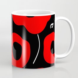 Red flowers pattern Coffee Mug