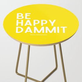 Inspiring Quote Side Table