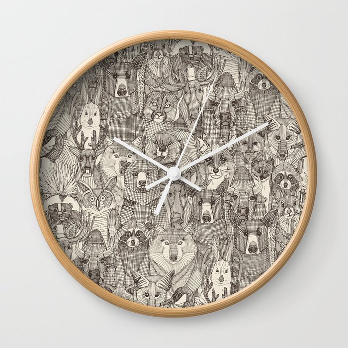 canadian animals natural Wall Clock