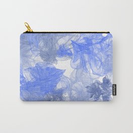 Abstract Smokey Flowers Pattern Carry-All Pouch