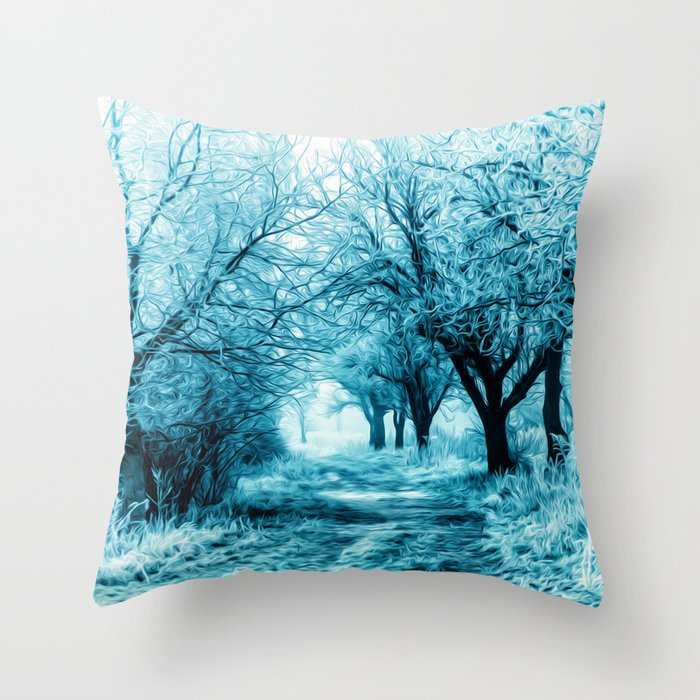 Winter outlet throw pillows