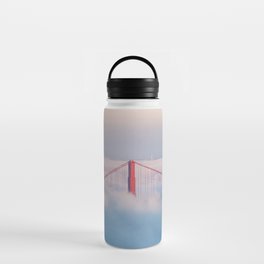 Bridge Tower in Fog 2 Water Bottle