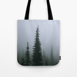 Misty Forest in the Pacific Northwest  Tote Bag