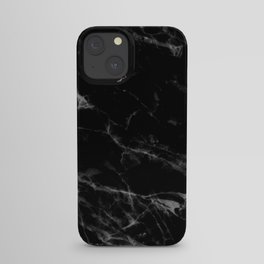 Black Marble iPhone Case