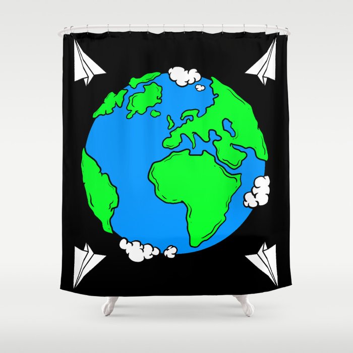 WORLD Shower Curtain