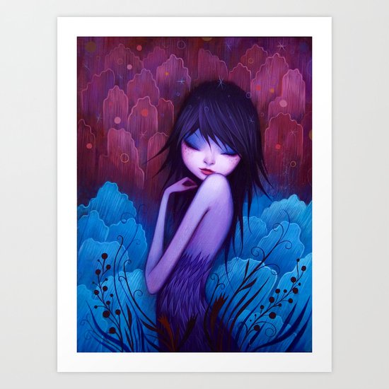 She Knows Art Print