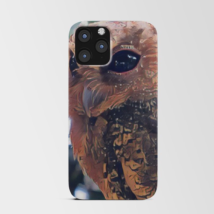 Small Cute Owl Closeup | Bird | Animal | Wildlife | Flying Creature | Nature Photography Art iPhone Card Case