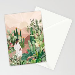 Dream cactus garden Stationery Cards