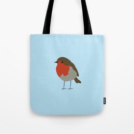 Red Robin - British Garden Bird Tote Bag