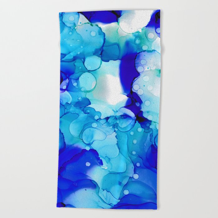 Blue Aqua Beach Towel