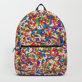 Rainbow Sprinkles Backpack | Birthdaycake, Birthday, Birthdayparty, Jimmies, Curated, Rainbowsprinkles, Sprinkles, Color, Photo, Dessert 