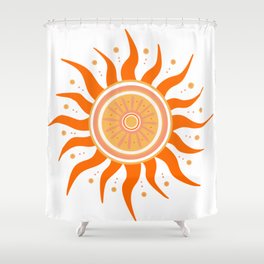 Boho Sunshine  Shower Curtain