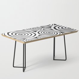 abstract swirls repetitive patterns Coffee Table