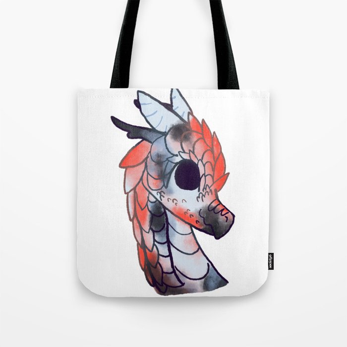 Koi Fish Dragon Tote Bag