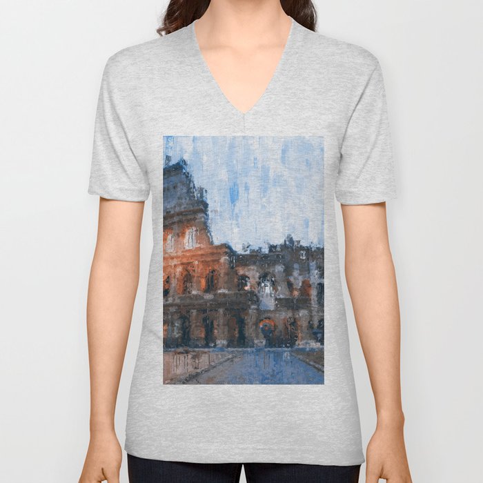 Colosseum, Rome V Neck T Shirt