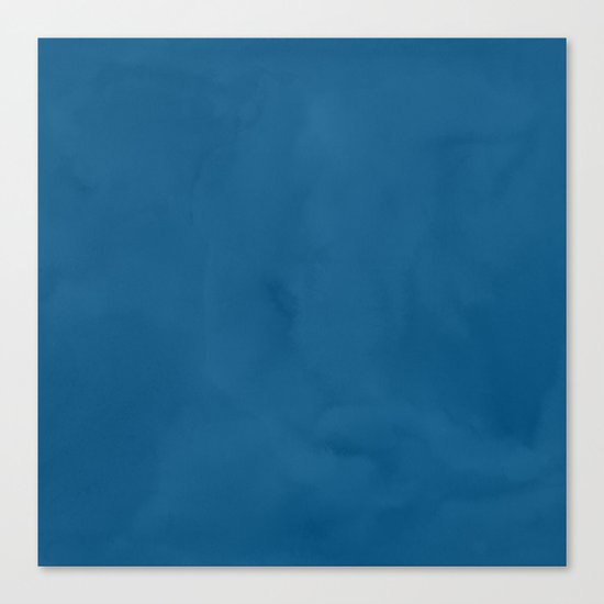 Saltwater Taffy Teal Watercolor Canvas Print