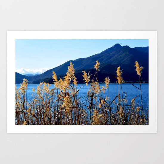 At the Foot of a Giant Art Print