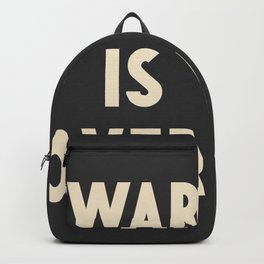War is over!, if you want it, vintage art, peace, Yoko Ono, Vietnam War, civil rights Backpack