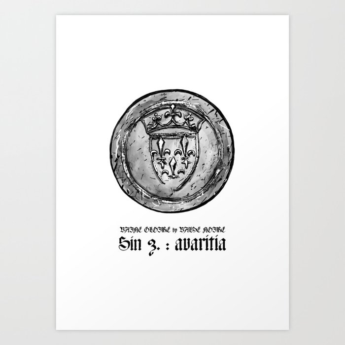 Avaritia Art Print by Valse Noire | Society6