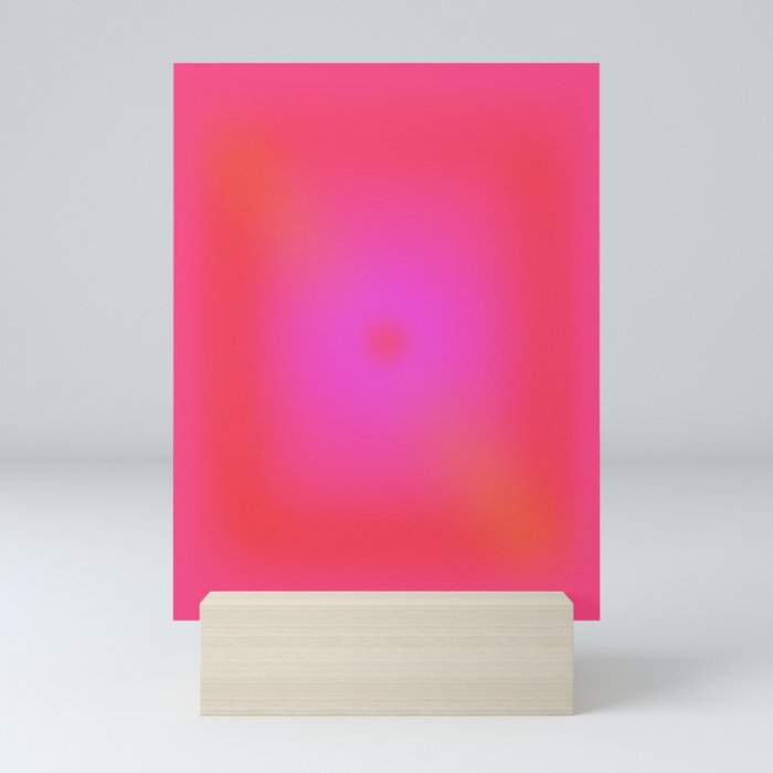 Kind Energy Aura | Trendy Gradient Mini Art Print