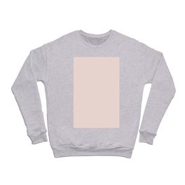 Pale Pink Solid Color Pairs PPG Pink Chablis PPG1064-2 - All One Single Shade Hue Colour Crewneck Sweatshirt