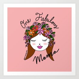 One Fabulous Mama Art Print