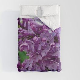 Lilac Blooms Duvet Cover