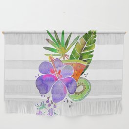 hibiscus and watermelon Wall Hanging